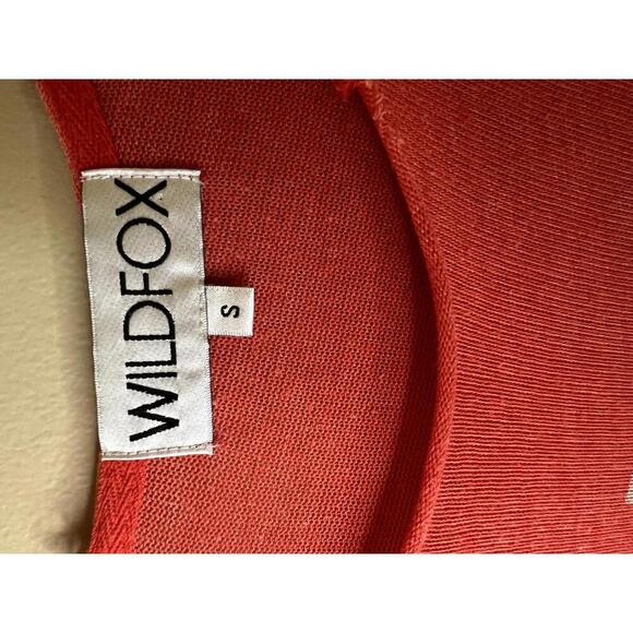 Wildfox Yacht Club Coral Distressed Hems Women's Sweater, Size Small - Picture 4 of 8